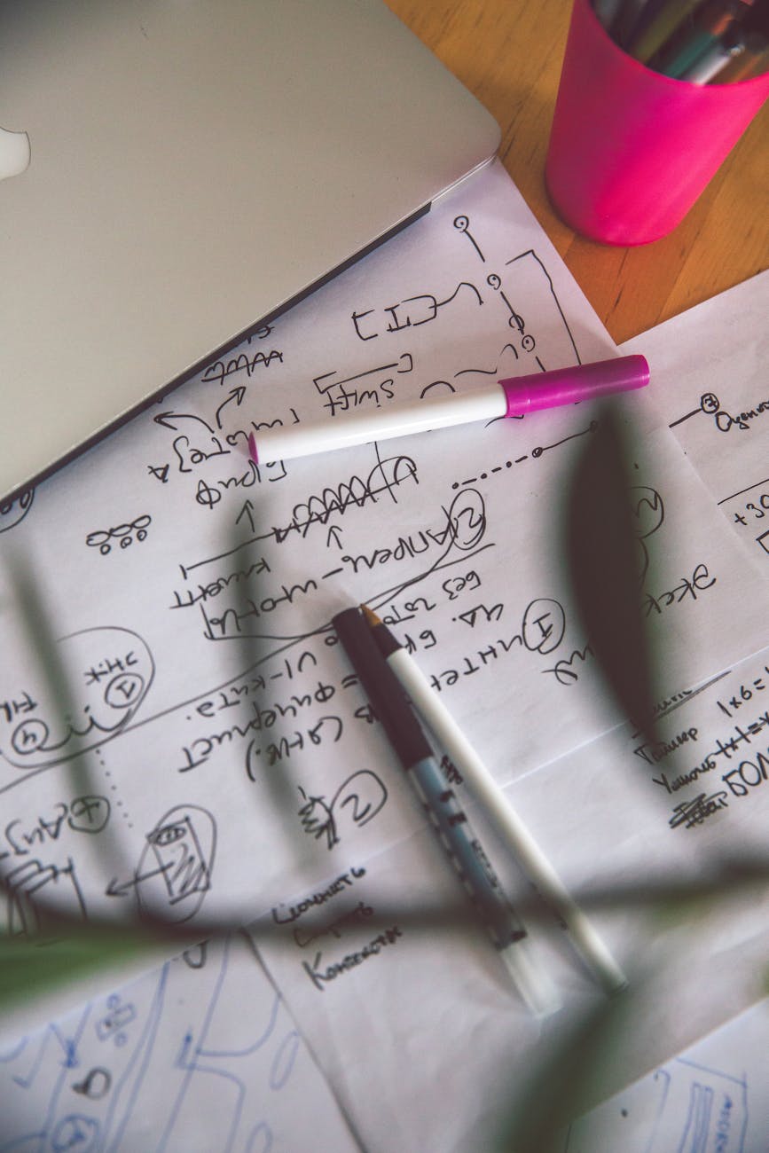 Interior design process workflow from concept to implementation